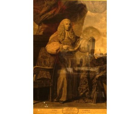 An early 19thC engraving entitled Sir Hugh Middleton's Glory, published June 1800 by Laurie and Whittle, London, and a portra