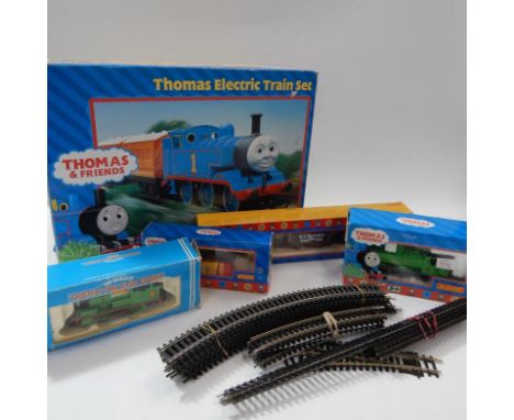 Hornby Thomas The Tank Engine Railway set, and additional items including track and rolling stock.