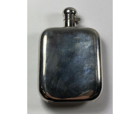 A VICTORIAN THOMAS WILKINSON &amp; SONS SILVER PLATED HIP FLASK 