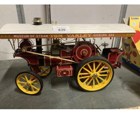 A PLASTIC MODEL OF A TOM VARLEY TRACTION ENGINE 