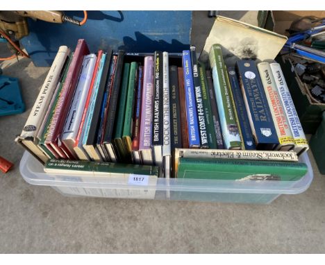 AN ASSORTMENT OF RAILWAY AND STEAM ENGINE BOOKS 