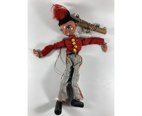 A VINTAGE PELHAM PUPPET - SOLDIER IN ORIGINAL BOX 