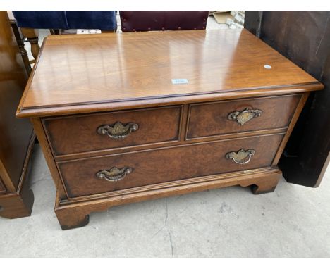 A WALNUT TV STAND 