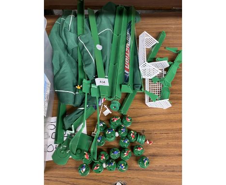 A COLLECTION OF SUBBUTEO FOOTBALLERS, PITCH, GOALS ETC 