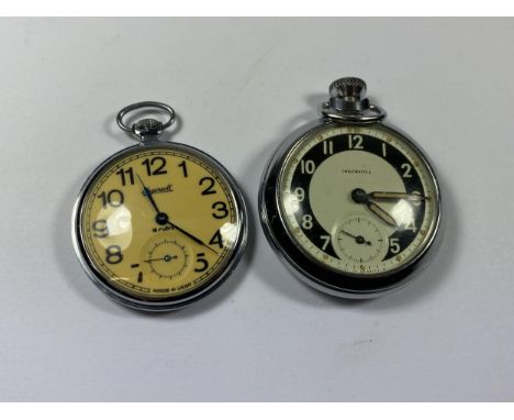 TWO VINTAGE INGERSOLL POCKET WATCHES 
