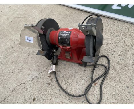 A ROTWERK ELECTRIC BENCH GRINDER 