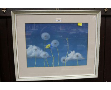 Print of dandelions 