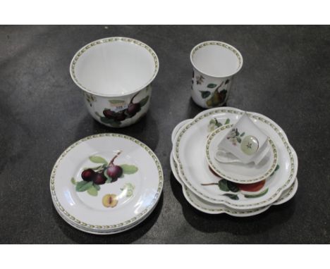 Royal agricultural society ceramic collection, jardineres, cup and saucer, bowls and plates 