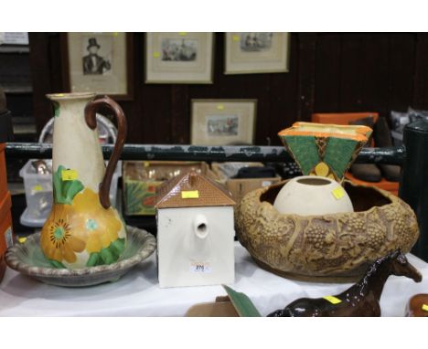 Novelty teapot, planter, vases, jug etc 