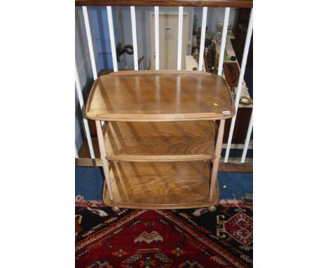 An Ercol Golden Dawn three tier tea trolley