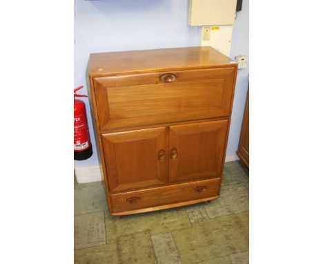 An Ercol Golden Dawn bureau