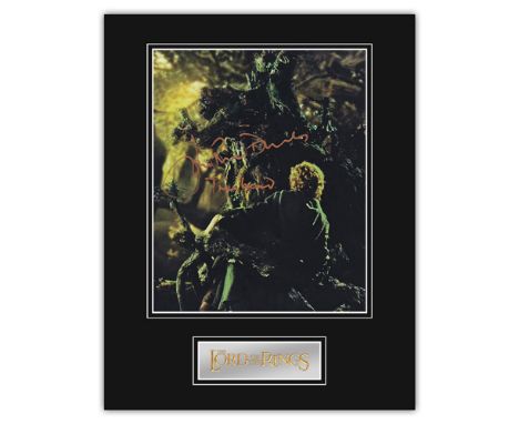 Stunning Display! Lord Of The Rings John Rhys-Davies hand signed professionally mounted display.  This beautiful display cons