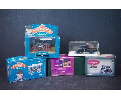 Five boxed diecast models, to include Corgi 