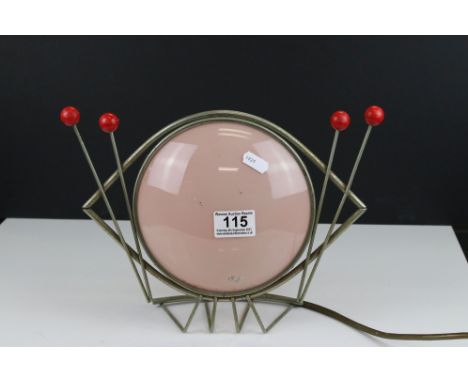 Mid 20th century Retro Sputnik Atomic Eye Lamp, 22cms 