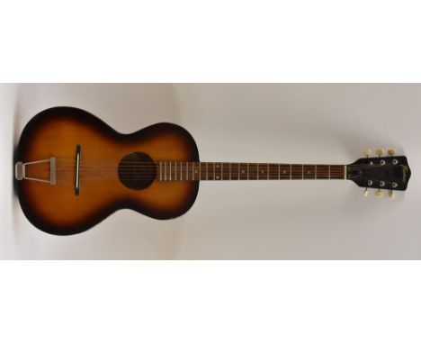 A Vintage Framus Arch Bach Classical Acoustic Guitar, two-piece, flame maple back, length of soundboard 43cm, total length 96