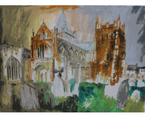John Piper (British 1903-1992) Ottery St. Mary, a limited edition 4/100 pencil signed screen print on paper, with certificate
