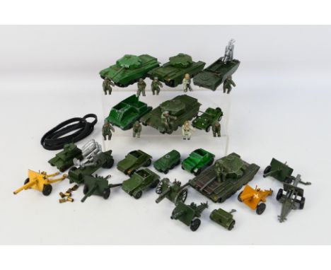 Dinky Toys - Lone Star - Other - A small battalion of unboxed and playworn military diecast vehicles. Lot includes Lone Star 