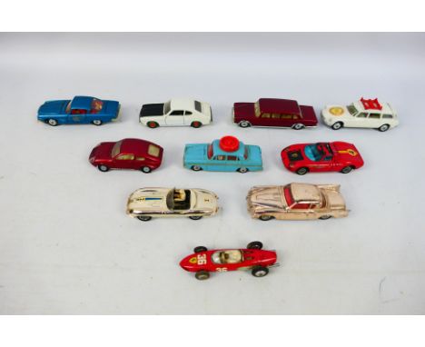 Corgi Toys - An unboxed group of 10 diecast model cars from Corgi Toys. Lot includes Corgi #475 Citroen Safari 'Olympic Winte