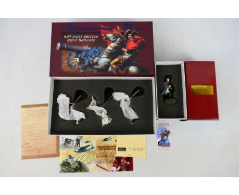 Britains - A boxed from Britains #17255 95th Foot British Rifle Brigade from the Britains 'Napoleonic' series; together with 