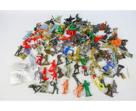 Lone Star - Crescent - Cherilea - Timpo - Others - A large unboxed collection of plastic soldiers from various eras, in diffe