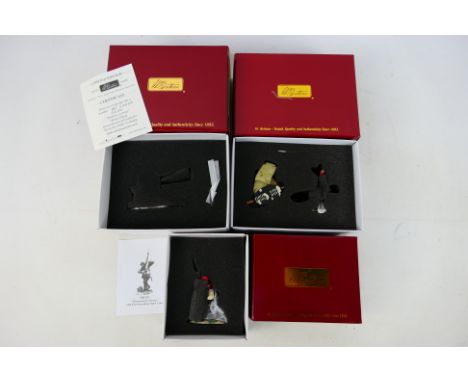 Britains - Three boxed 54mm metal figures from Britains 'Zulu War' series. Lot consists of Britains Sierra Toy Company Exclus