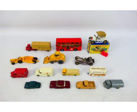 Matchbox - A predominately unboxed collection of Matchbox diecast model vehicles in various scales. Lot includes Matchbox RW 