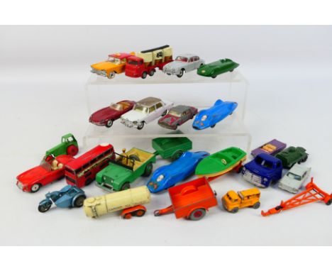 Dinky Toys - Corgi Toys - Matchbox - An unboxed group playworn diecast model vehicles in various scales. Lot includes Matchbo