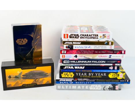 Star Wars - A collection of mainly Star Wars related books. Lot includes Lego Star Wars Character Encyclopedia (no Minifigure