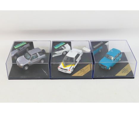 Vitesse - Three boxed diecast 1:43 scale model vehicles from Vitesse, consisting of #057a Opel; Ascona; V90016 Toyota RAV4, w