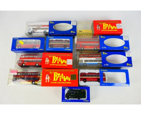 Britbus - BT Models - 5 x limited edition Britbus models, 4 x BT models and 1 x empty box. Including Atlantean in Ribble live