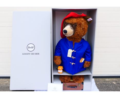 Steiff - A boxed Limited Edition Steiff Paddington (Life Size!!). He is numbered 336 of only 350 worldwide, and measures a wh
