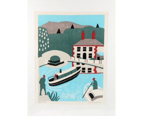 Julian Trevelyan (1910-1988), The Lock-Keeper’s Cottage, circa 1975, signed lithograph in colours, artist’s proof, housed in 