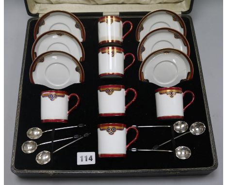 A Redfern & Drakeford Art Deco coffee set