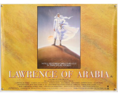 40 British Quad film posters including Lawrence of Arabia (Directors Cut), Its A Wonderful Life (50th Anniversary), Jurassic 