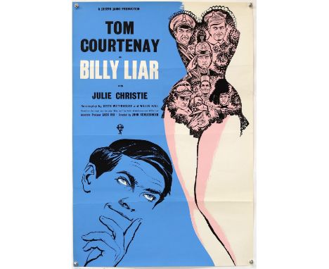 Two UK One Sheet silk-screened film posters, Billy Liar (1963) first release comedy starring Tom Courtney and Raising The Win