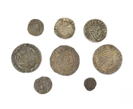 Coins, Great Britain, Henry VIII (1509-1547), a collection of second coinage silver coins, comprising a York Groat, archbisho