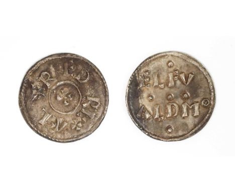 Coins, Kings of Wessex, Alfred the Great (871-899), Penny, type without portrait, probably Mercian type, legend in four parts