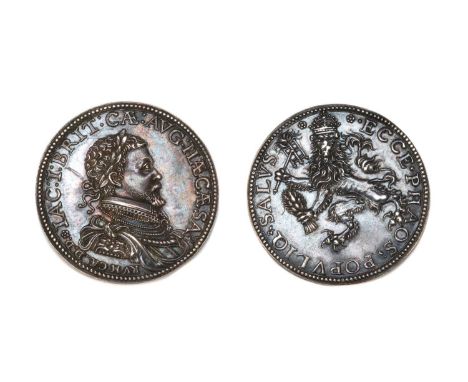 Medals, Great Britain, James I (1603-1625), Coronation, 1603, the official silver medal, probably by Charles Anthony, laureat