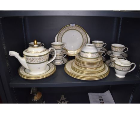 A part tea and dinner service by Minton in the Aragon design