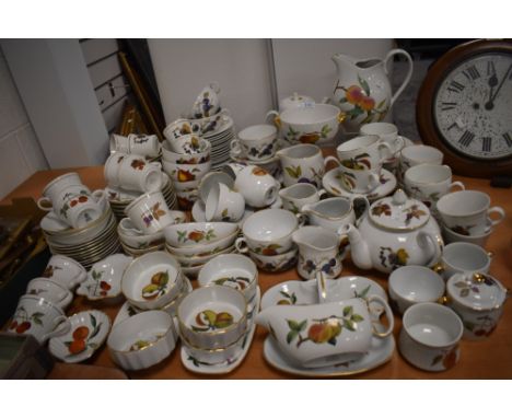 A large part tea and dinner service by Royal Worcester in the Evesham design