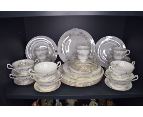 A part tea and dinner service by Royal Standard in the Dawn design