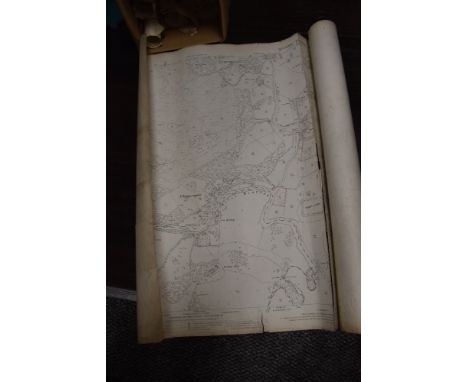A selection of ordnance survey guides and maps large size mostly local areas