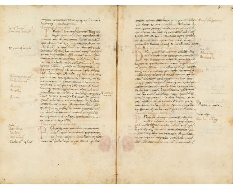 ƟHumanist Compendium including Pseudo-Pliny, De viris illustribus, Leonardo Bruni, Commentariorum primi belli punici, Cicero,