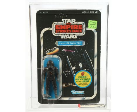 Kenner Star Wars vintage The Empire Strikes Back Imperial TIE Fighter Pilot 3 3/4" figure AFA Graded 75 EX+/NM, C75, B75, F80