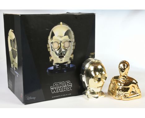 ACW Star Wars C-3PO Bluetooth speaker &amp; collectables, to include speaker, Galoob Micro Machines C-3PO/Bar playset (comple