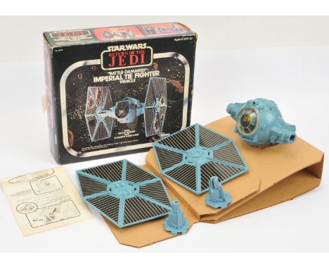 Kenner Star Wars "Battle Damaged" Imperial Tie Fighter Vehicle, with box & instruction sheet. Condition good to excellentBatt