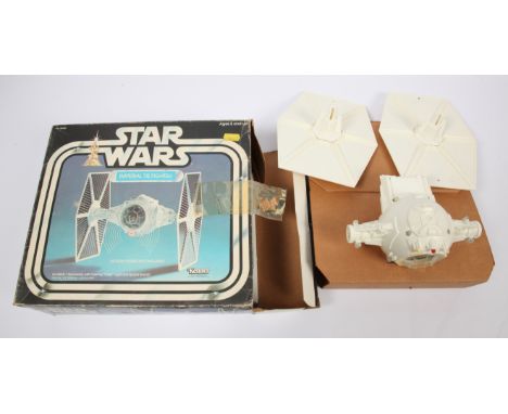 Kenner Star Wars Imperial Tie Fighter Vehicle B (white), with box, instruction sheet, decals & brochure. Condition excellent 