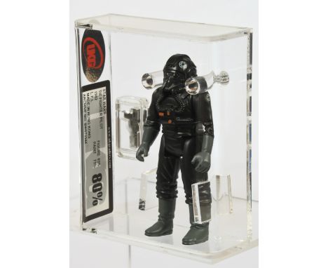 Kenner Star Wars vintage TIE Fighter Pilot UKG Graded 80%, Figure 85%, Paint 75%. See photo.&nbsp;