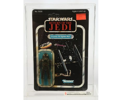 Kenner Star Wars vintage Return of the Jedi Imperial TIE Fighter Pilot 3 3/4" figure CAS Graded 80, C80, B80, F85, Y81.7, upo