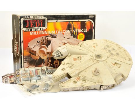 Palitoy Star Wars vintage Millennium Falcon with box & instructions. Good to Good plusString for training arm is missing, bal